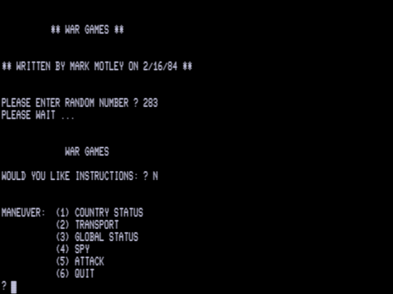 Screen shot